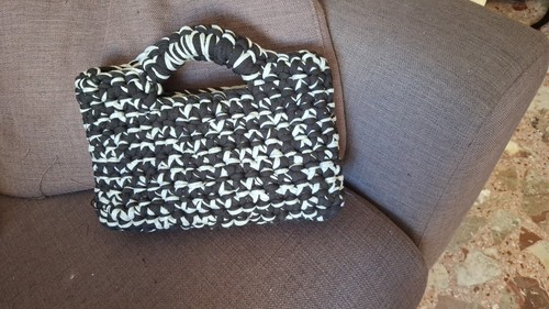Borsa all uncinetto - borsa, all'uncinetto