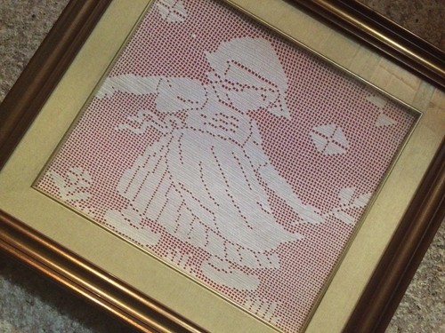 Quadro con bimba fatto - con, bimba 