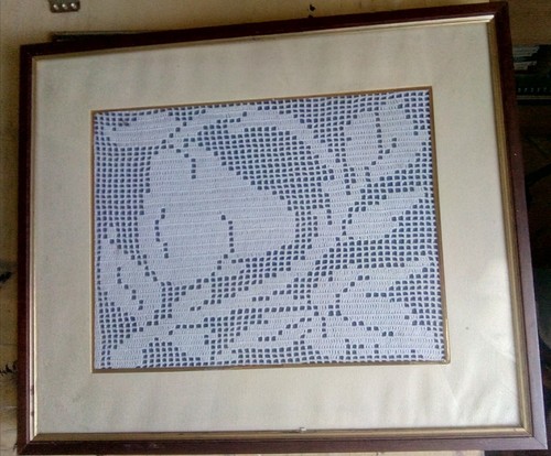 Quadro all uncinetto - all'uncinetto,